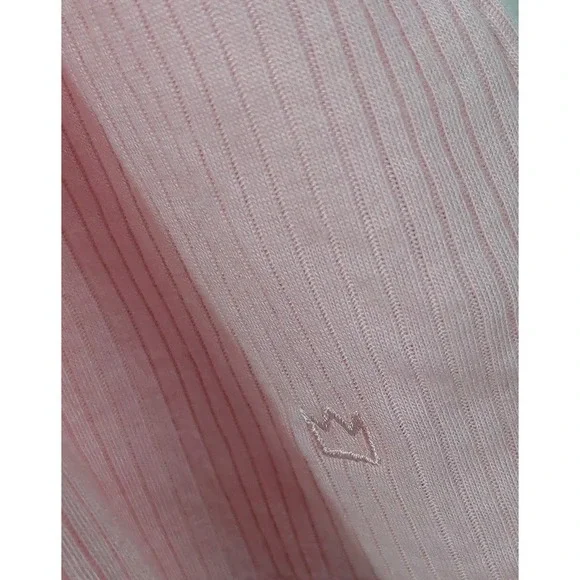 Crown & Ivy Pink Ribbed Long Sleeve Size XXL Crew Neck Pullover Shirt Top Casual - Picture 5 of 12